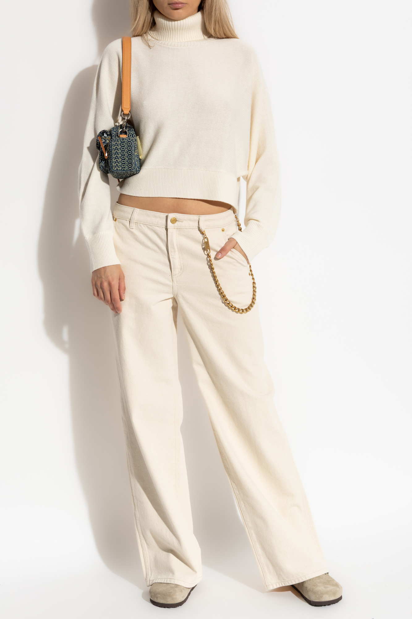 Michael Michael Kors Loose-fitting wool turtleneck sweater